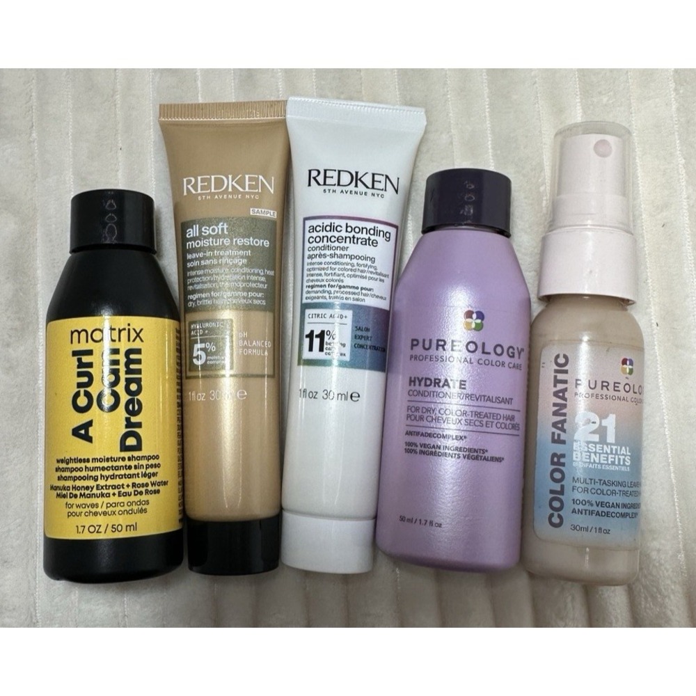 Hair Conditioner Bundle! Lot of 5 Premium Matrix, Pureology, Redken Products NIB